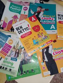 Libri per  classe secondo media