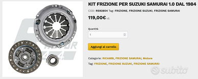 KIT FRIZIONE SUZUKI SJ 410