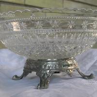 Alzatina antica in vetro cristallo Liberty