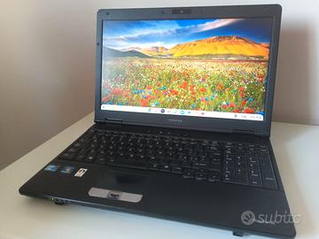 PC portatile laptop Toshiba 15.6" 160GB