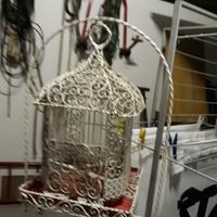 Gabbia voliera artistica per presepe