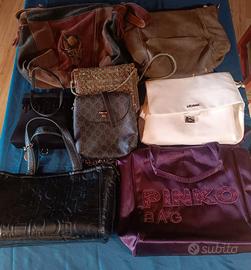 Lotto 7 borse donna Pinko Calvin Klein Naj-Oleari 