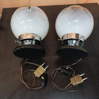 coppia lampade anni 70