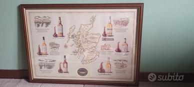 Quadro pubblicitario whiskey 