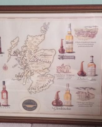 Quadro pubblicitario whiskey 