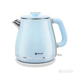 Bollitore Elettrico Vintage Blu 1.8L Nuovo