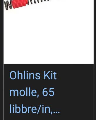 molla forcella ohlins rxf 36 