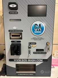 Cassa centralizzata per lavanderie self service