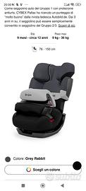 Seggiolino auto Cybex Silver Pallas Fix