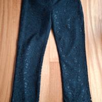 Pantaloni in pizzo neri 42