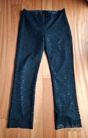 Pantaloni in pizzo neri 42