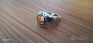 Anello harley davidson acciaio Taglia 12 