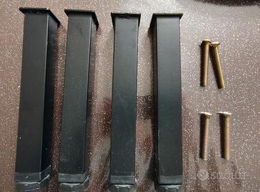 Gambe metalliche supporto Rete Letto