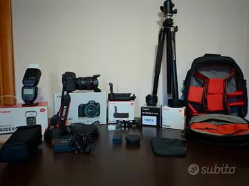 Canon 6D + 24-105 L + flash 600EX kit PRO