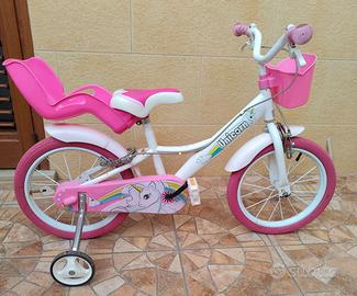Bicicletta bike unicorno bambine
