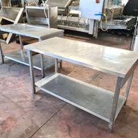2 tavoli per cucine industriali usati