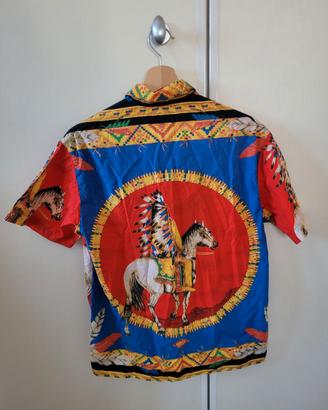 Gianni Versace Indians 1992 camicia unisex