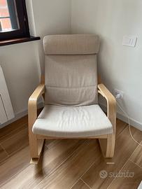 Sedia a dondolo Ikea Poäng