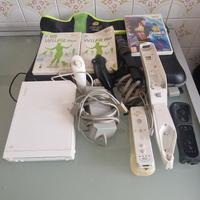 console wii con balance board accessori e giochi