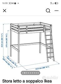 letto a soppalco ikea e divano letto/i