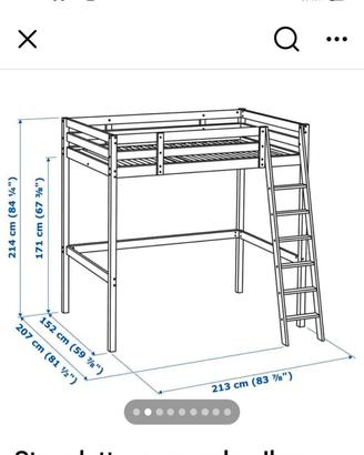 letto a soppalco ikea e divano letto/i
