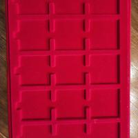 Vassoio per monete floccato rosso