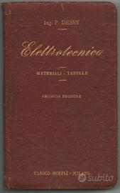 Raro manuale di Elettrotecnica di 110 anni fa