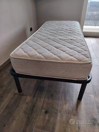 Rete con doghe + Materasso 1 piazza