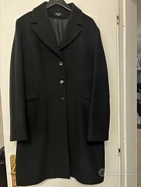 Cappotto donna nero classico tg 48