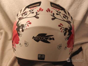 Casco moto, bambina