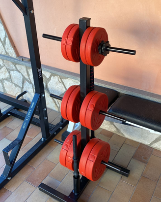 Rastrelliera porta pesi da palestra