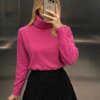 Maglione Pullover Dolcevita Fucsia 💗