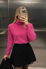 Maglione Pullover Dolcevita Fucsia 💗