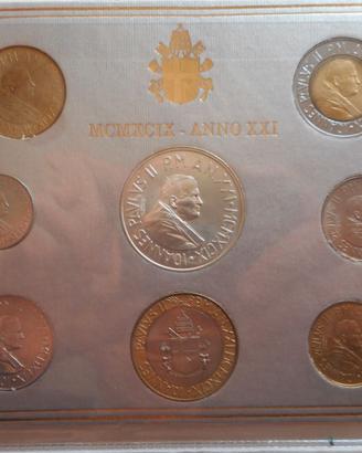 Monete Vaticano serie divisionale 1999
