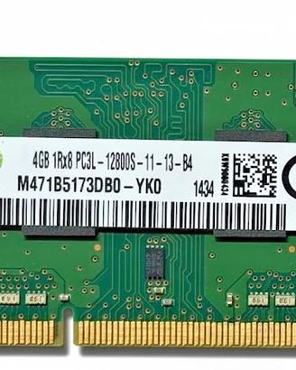 RAM 4GB DDR3 1600MHz 12800 1.35V SODIMM