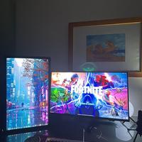 Monitor FPS 24” 360Hz  + 24” 144Hz + Supporto