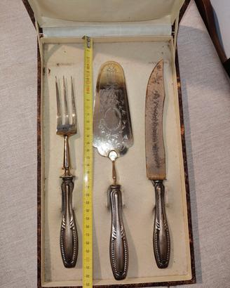 Posate servire in argento vintage 