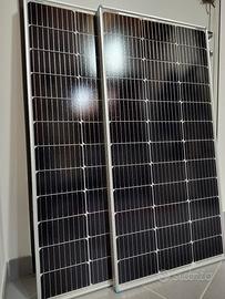 pannelli fotovoltaici  100w e regolatore 