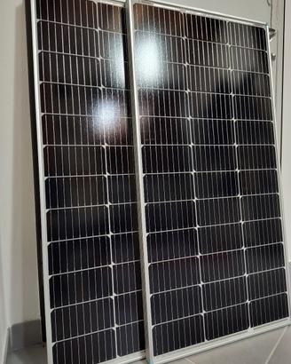 pannelli fotovoltaici  100w e regolatore 