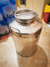 BIDONI INOX PER OLIO D'OLIVA