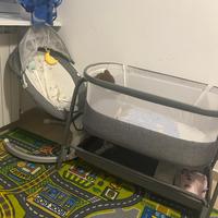 Letto a culla e dondolo elettrico