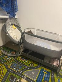 Letto a culla e dondolo elettrico