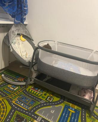 Letto a culla e dondolo elettrico