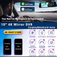 Specchietto Dvr android auto e carplay