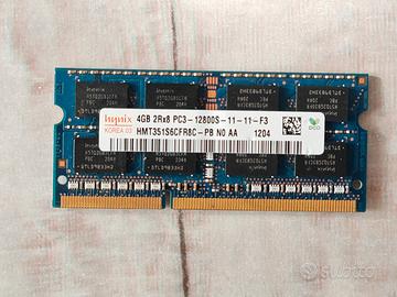 RAM SK hynix 4GB DDR3 1600MHz SO-DIMM Notebook