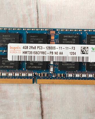 RAM SK hynix 4GB DDR3 1600MHz SO-DIMM Notebook