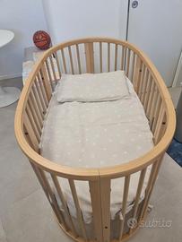 culla stokke colore legno naturale 