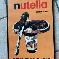 Insegna Nutella pubblicitaria
