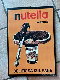 Insegna Nutella pubblicitaria