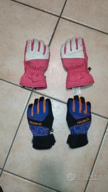 guanti neve bambino e bambina 